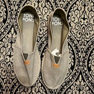 TONI PONS Gray Espadrilles 41 Size 9 🩶